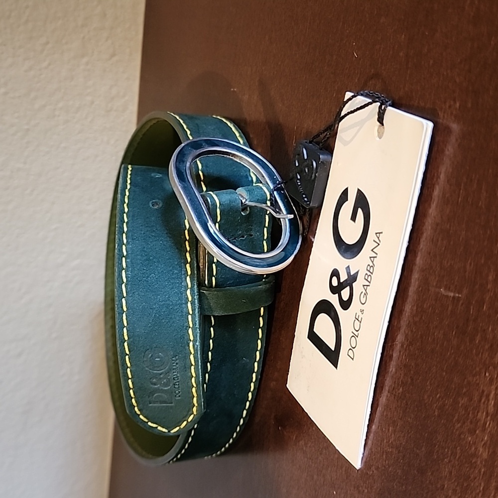 Authentic Dolce & Gabbana suede belt